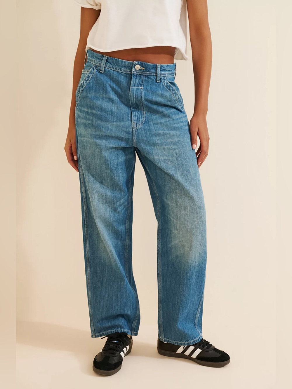 *NWT* Free People Easton Low Rise Boyfriend Jeans